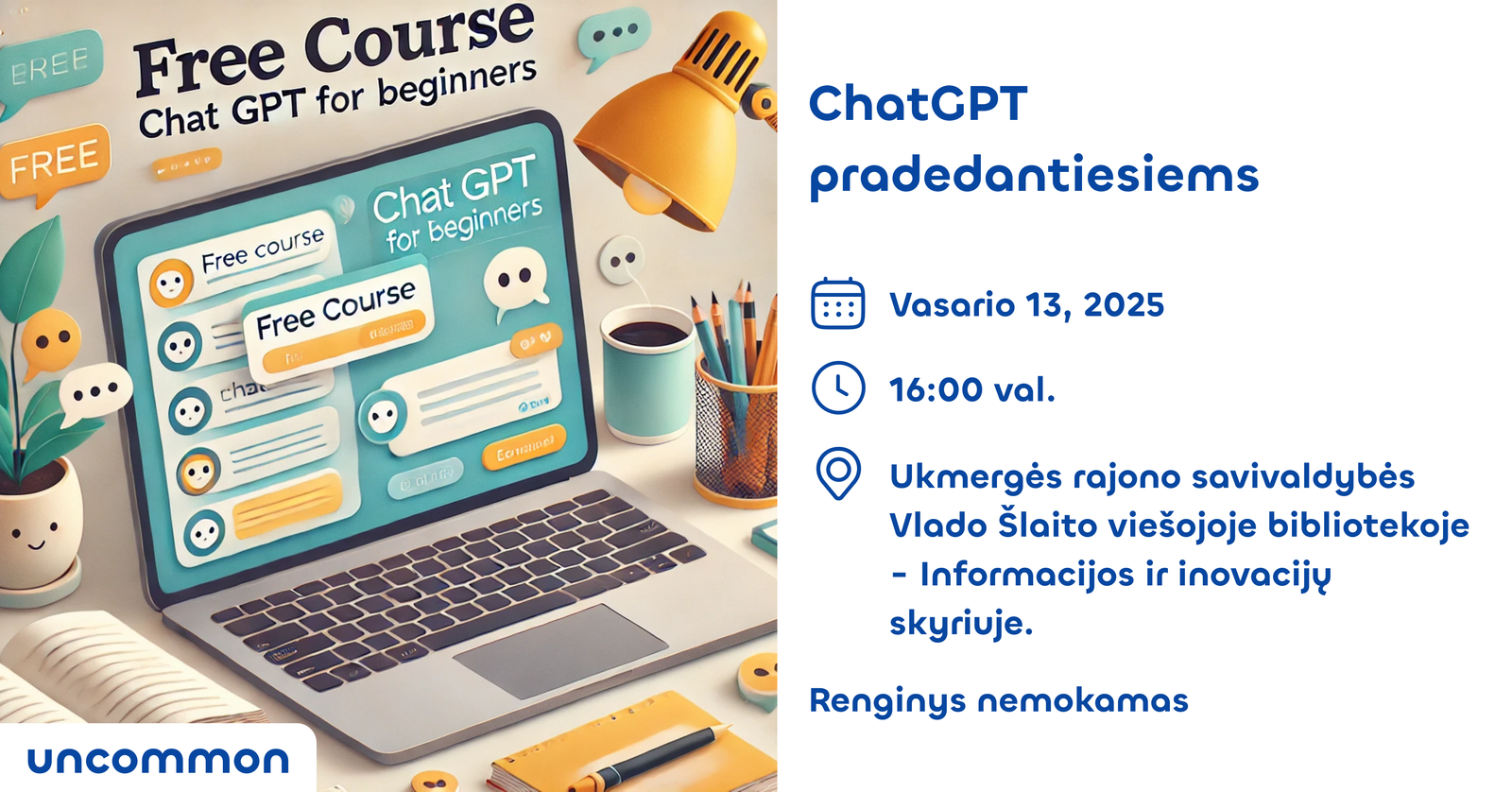 UKMERGĖ | ChatGPT pradedantiesiems