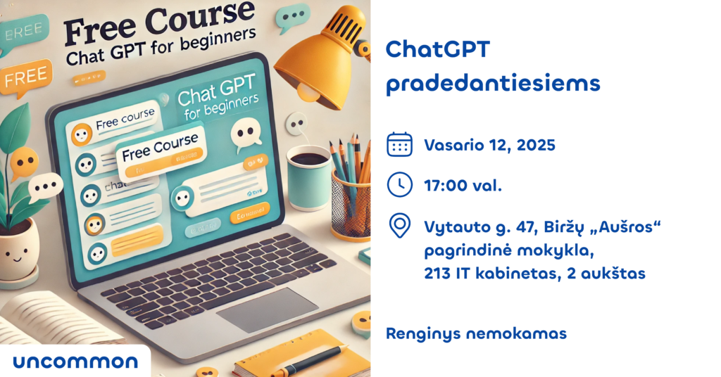 BIRŽAI | ChatGPT pradedantiesiems