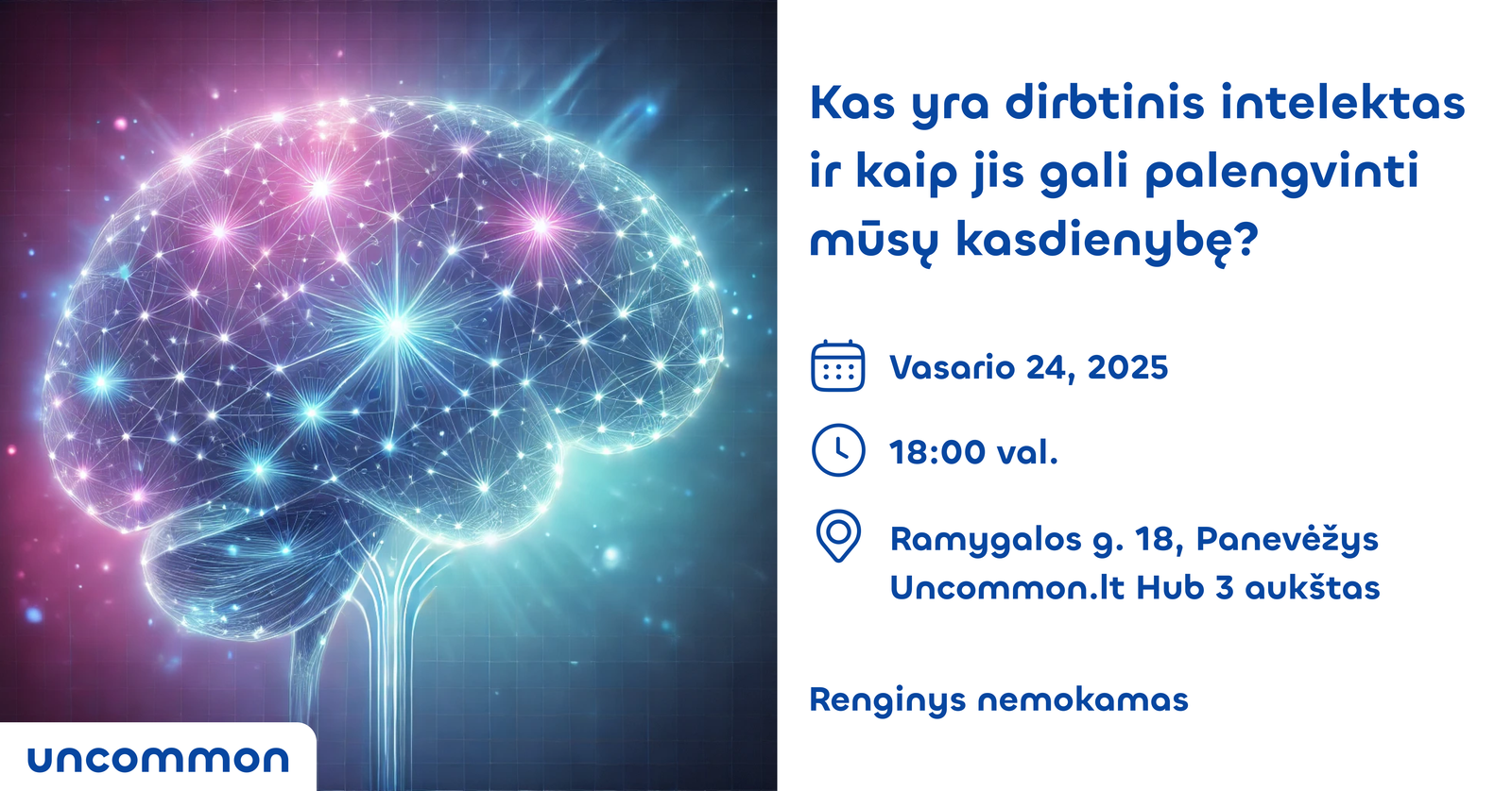 PANEVĖŽYS | Kas yra dirbtinis intelektas ir kaip jis gali palengvinti mūsų kasdienybę?