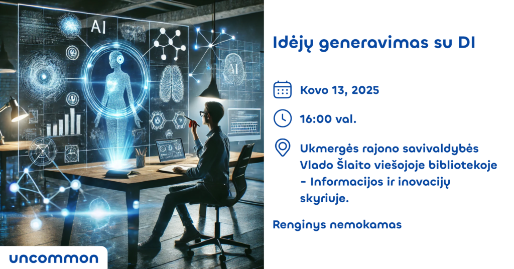 UKMERGĖ | Idėjų generavimas su DI