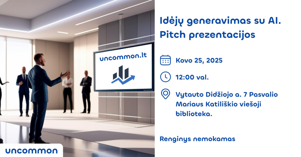 PASVALYS | Idėjų generavimas su AI | Pitch prezentacijos