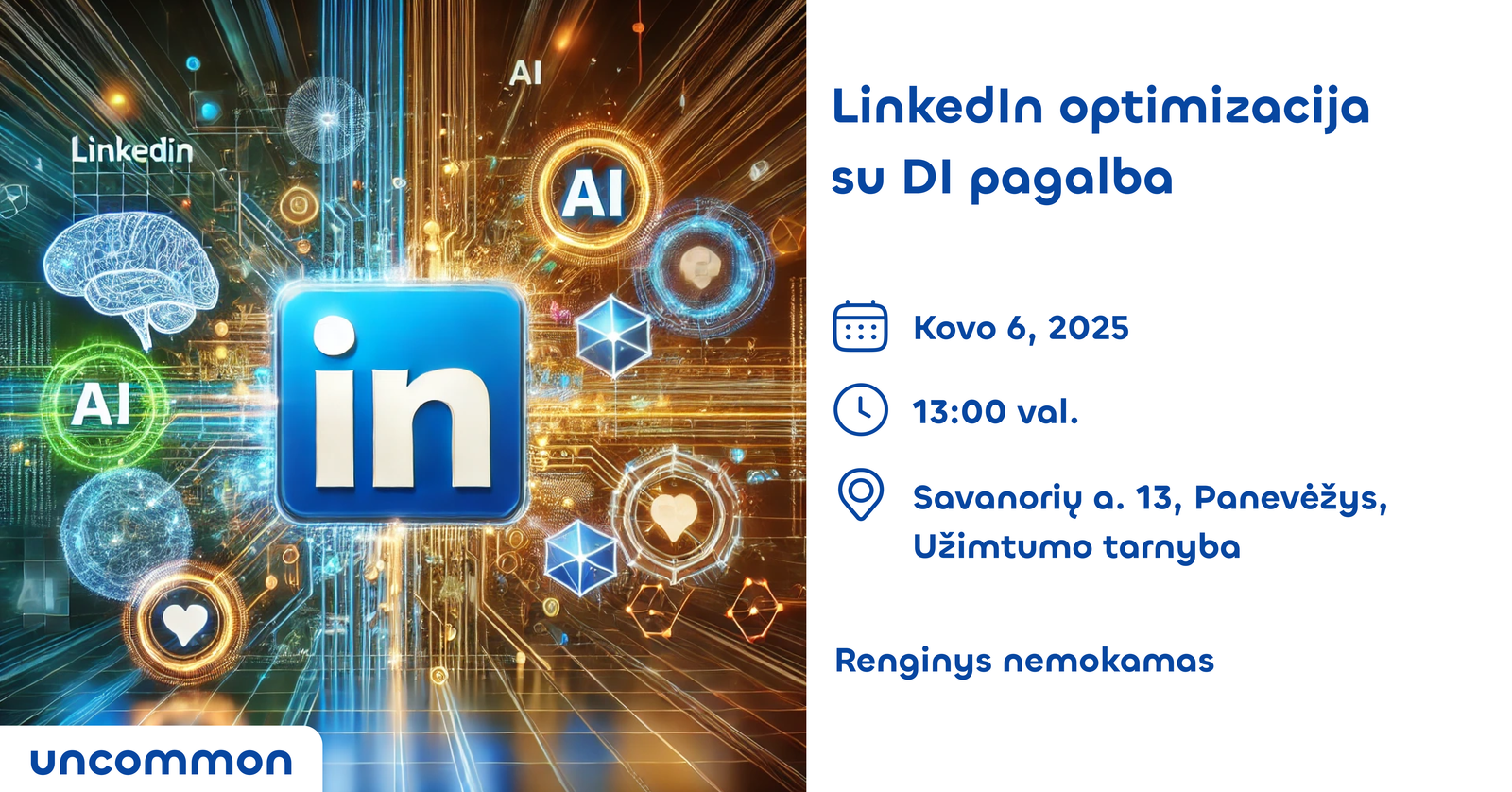 UŽT PANEVĖŽYS | LinkedIn optimizacija su AI pagalba