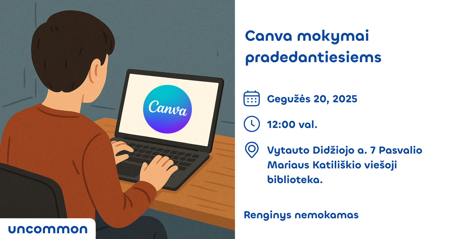 PASVALYS | Canva mokymai pradedantiesiems